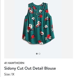 41 Hawthorn Sidony Cut Out Detail Blouse